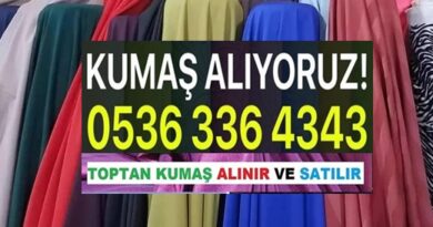 Kumaş Alanlar İkinci El ve Stok Kumaşların Değerlendirilmesi