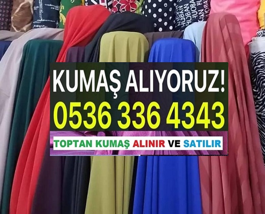 Kumaş Alanlar İkinci El ve Stok Kumaşların Değerlendirilmesi